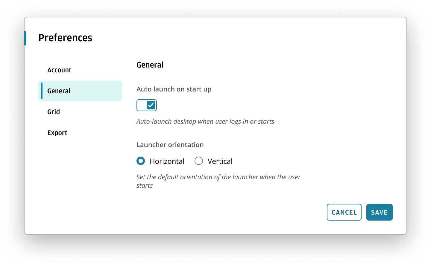 Applying preferences.